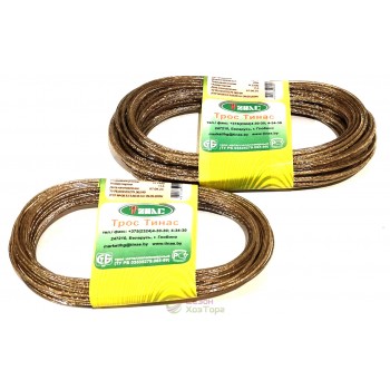 Трос білизняний сталевий у силіконовій оболонці 2,0мм/20м